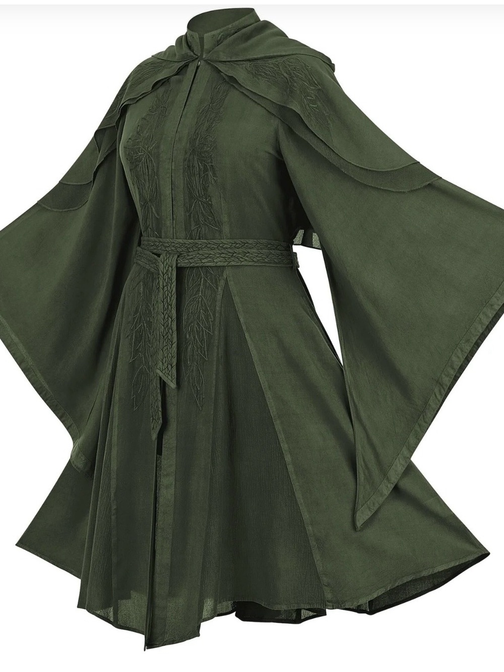 Holy Clothing Renaissance Fair Women's Lorana Embroidered Dress Large Tall